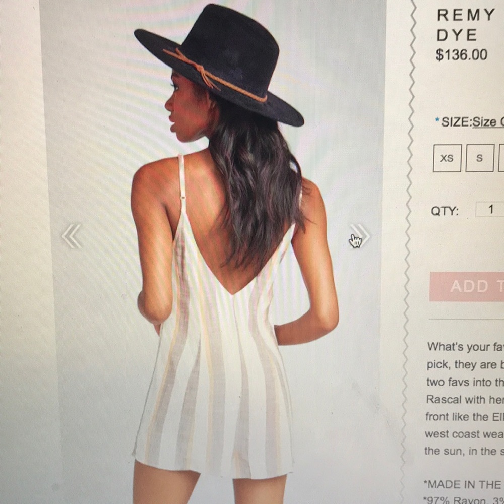 Show Me Your MuMu Remy Romper - Picture 2 of 4
